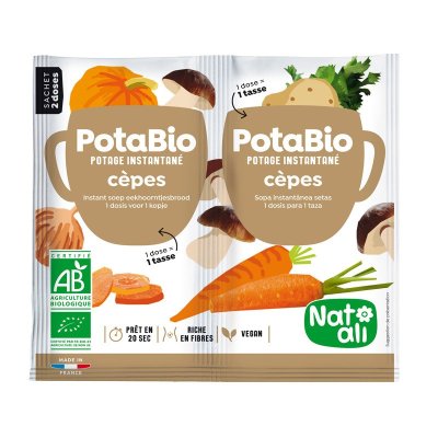 Supa instant cu porcini si legume
