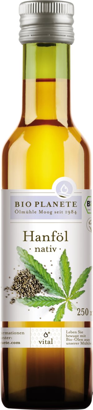 Ulei de canepa nativ bio 250ml Bio Planete