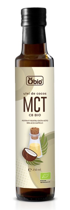 Ulei de cocos mct c8 bio 250ml Obio
