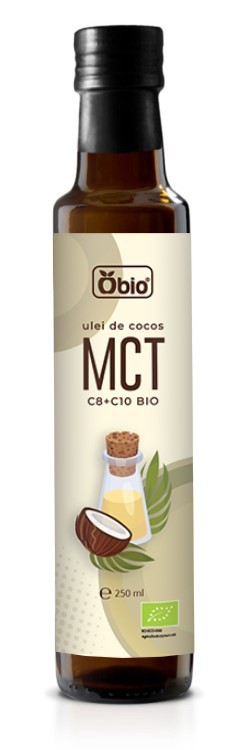 Ulei de cocos mct c8 + c10 bio bio 250ml Obio