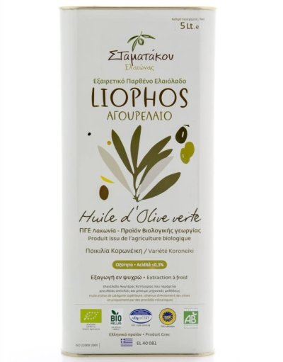 Ulei de masline extravirgin Liophos Early Harvest bio 5 litri Stamatakos Ulei de masline extravirgin Liophos Early Harvest bio 5 litri Stamatakos