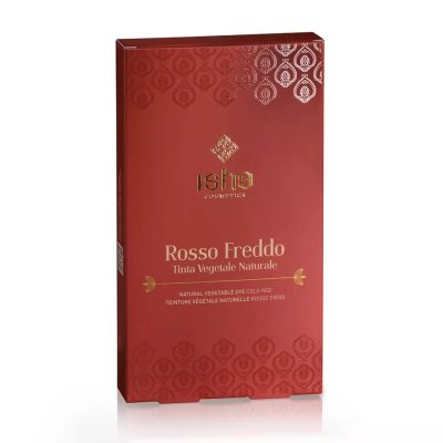 Vopsea de par naturala rosu rece