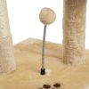 copac cu stalpi din sisal si platforme