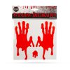 Autocolant Halloween maini care sangereaza