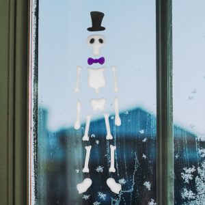 Autocolant Halloween schelet