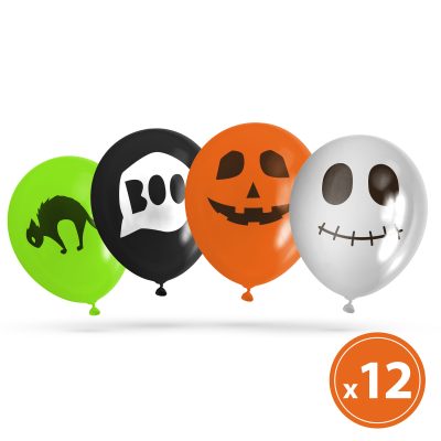 Baloane Halloween set 12 bucati Baloane Halloween set 12 bucati