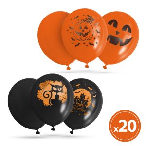 Baloane Halloween set 20 bucati