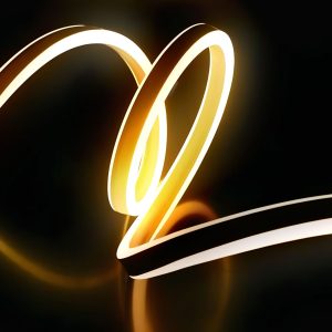 Banda LED neon 5m alb cald