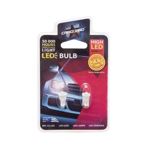 Bec LED auto T10 12V 0.25W 6000K 18lm lumina alba SMD durata lunga 50000h