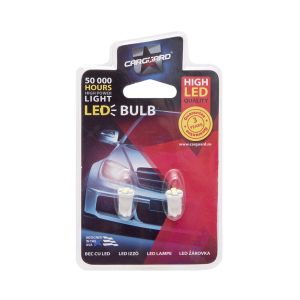 Bec LED auto T10 12V 0.5W 6000K 35lm 5 SMD lumina alba durata lunga 50000h