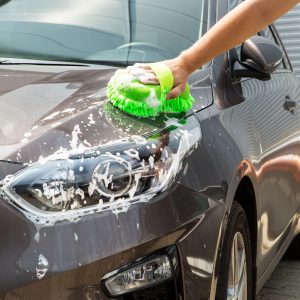 Burete auto microfibra 2 fete