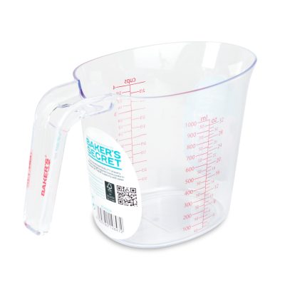 Cana gradata Baker's Secret 1000 ml plastic transparent Cana gradata Baker's Secret 1000 ml plastic transparent