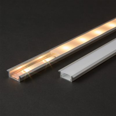 Capac profil LED opal 1m