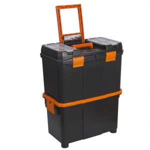 Cutie de scule din plastic cu roti si organizator