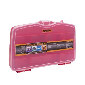 Cutie organizator din plastic cu capac transparent si 12 compartimente