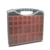 Cutie organizator pentru accesorii cu compartimente detasabile si capac transparent
