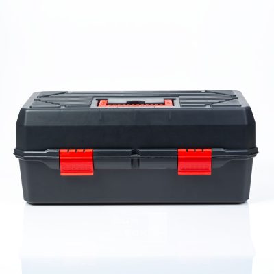 Cutie pentru scule din plastic cu deschidere tip acordeon