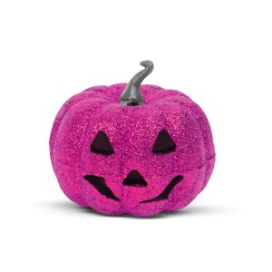 Decor Halloween dovleac LED RGB 11 cm mov