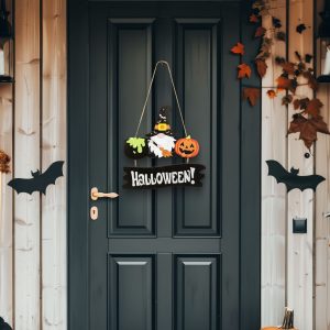 Decor Halloween lemn