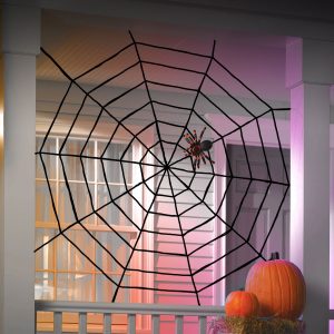 Decor Halloween panza de paianjen extensibila