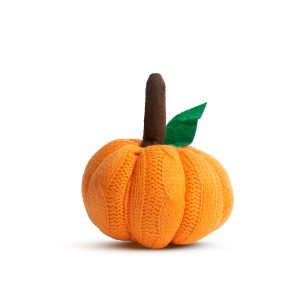 Decor dovleac Halloween portocaliu textil