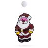 Decor fereastra LED PVC - Mos Craciun - 27 x 17 cm - 3 x AAA