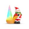 Decoratiune Craciun LED om de zapada 13x15 cm