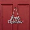 Decoratiune Craciun Merry Christmas argintiu 20 x 12 cm Decoratiune Craciun Merry Christmas argintiu 20 x 12 cm