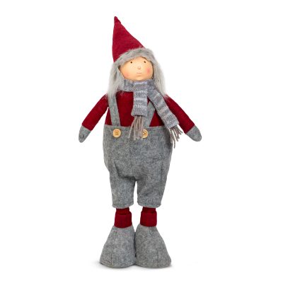 Decoratiune Craciun elf textil 60 cm
