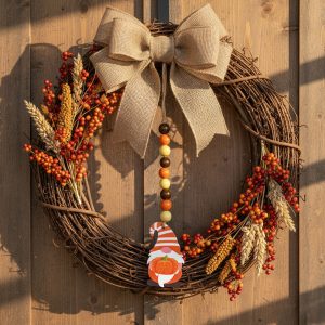 Decoratiune spiridus cu dovleac