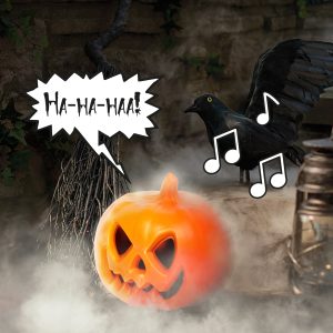 Dovleac Halloween cu LED si sunet