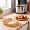 Hartie de copt air fryer patrata 20x20 cm Hartie de copt air fryer patrata 20x20 cm