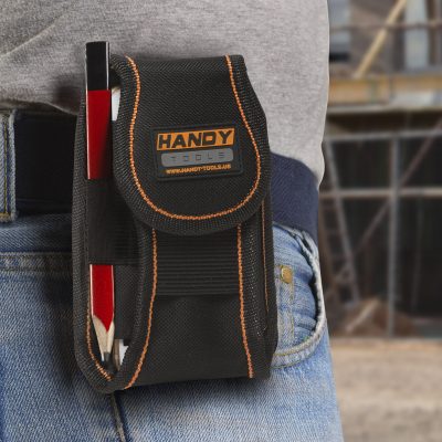 Husa Telefon pentru Centura din Poliester cu Inchidere Velcro Husa Telefon pentru Centura din Poliester cu Inchidere Velcro