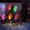 Instalatie LED Craciun cu stickere gel 6 LED
