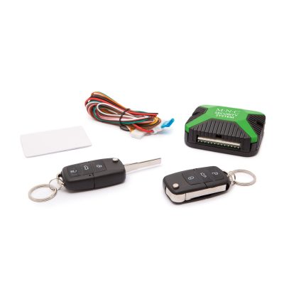 Kit inchidere centralizata auto cu telecomanda tip briceag Kit inchidere centralizata auto cu telecomanda tip briceag