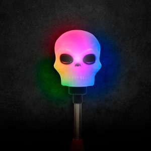 Lampa Halloween LED craniu pe arc