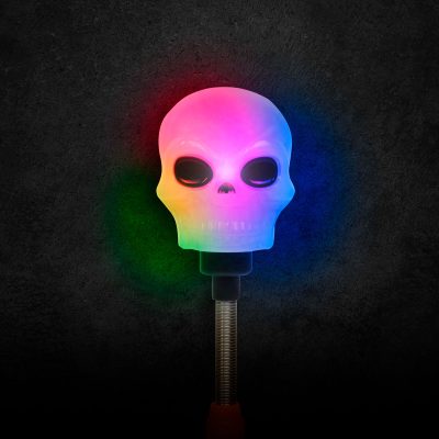 Lampa Halloween LED craniu pe arc