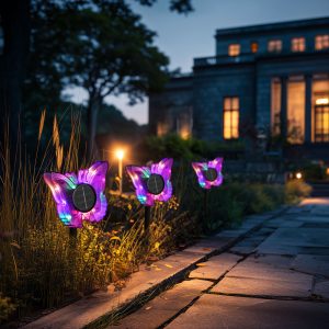 Lampa Solara de Gradina cu Fluture