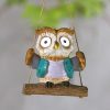 Lampa solara LED bufnita suspendata gradina Lampa solara LED bufnita suspendata gradina