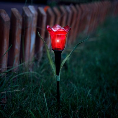 Lampa solara LED lalea 31 cm