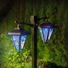 Lampa solara LED tip candelabru 137 cm 2 LED alb rece pentru gradina Lampa solara LED tip candelabru 137 cm 2 LED alb rece pentru gradina