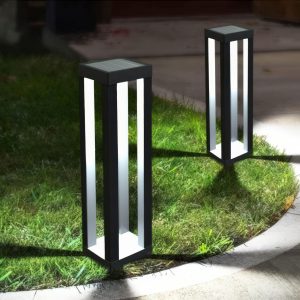 Lampa solara gradina LED SMD alb cald