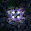 Lampa solara gradina LED alb rece violet