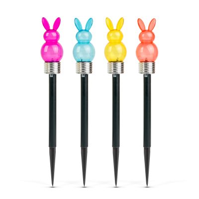 Lampa solara gradina iepuras Paste cu LED alb Lampa solara gradina iepuras Paste cu LED alb