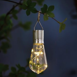 Lampa solara suspendabila tip bec