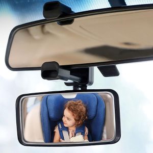 Oglinda auxiliara auto pentru monitorizare copil pe bancheta din spate