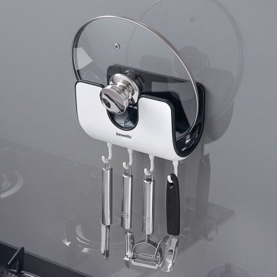 Organizator perete autoadeziv cu 4 carlige Organizator perete autoadeziv cu 4 carlige