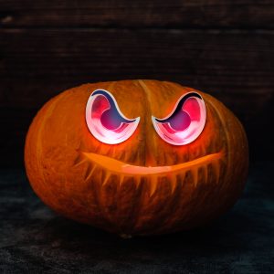 Pereche ochi LED Halloween rosii intermitenti
