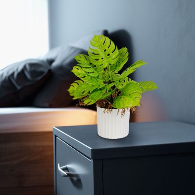 Planta artificiala Monstera decorativa 22 cm Planta artificiala Monstera decorativa 22 cm