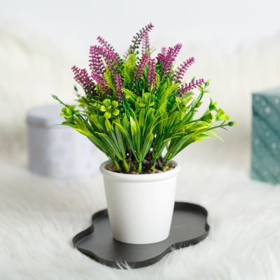 Planta artificiala lavanda decorativa 20 cm